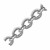 Diamond Cut Chain Rhodium Plated Bracelet in Sterling Silver 