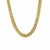 Classic Miami Cuban Solid Chain in 10k Yellow Gold (4.90 mm)