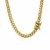 Classic Miami Cuban Solid Chain in 10k Yellow Gold (4.90 mm)