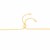 14k Yellow Gold MOM Style Lariat Bracelet