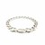 Classic Rhodium Plated Curb Bracelet in Sterling Silver  (11.60 mm)