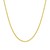 Round Box Chain in 14k Yellow Gold (1.3 mm)