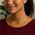 Flat Crucifix Necklace in 14k Yellow Gold