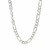 Sterling Silver Rhodium Plated Classic Figaro Chain (6.30 mm)
