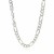 Sterling Silver Rhodium Plated Classic Figaro Chain (6.30 mm)