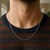 Round Cable Link Chain in 14k White Gold (1.30 mm)