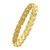 14K Yellow Gold Chevron Link Bangle (10.00 mm)