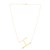 14K Yellow Gold Yours Truly Large Initial H Necklace