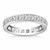 Channel Set Princess Cut Eternity Ring in 14k White Gold