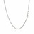 Sterling Silver Rhodium Plated Box Chain (1.10 mm)