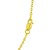 Sterling Silver Yellow Gold Plated Diamond Cut Cable Chain (1.40 mm)