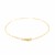 14K Yellow Gold Fine Paperclip Anklet (1.5mm)