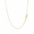 Flat Bar Design Chain Necklace in 14k Yellow Gold