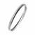 Textured Interlocking Bangle in Sterling Silver