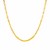 Mens Polished Link Necklace in 14k Yellow Gold
