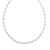 Sterling Silver Rhodium Plated Puffed Mariner Chain (3.70 mm)