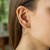 Classic Hoop Earrings in 14k White Gold (1.5x25mm)