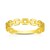 14k Yellow Gold Chain Link Ring(1.50 mm)