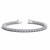 Round Diamond Tennis Bracelet in 14k White Gold (10 cttw)