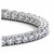 Round Diamond Tennis Bracelet in 14k White Gold (10 cttw)