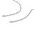 Diamond Cut Cable Link Chain in 14k White Gold (3.70 mm)