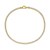 14K Two Tone Gold Diamon Oro Tennis Bracelet (2.40 mm)