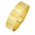 Brick Design Omega Bracelet in 14k Yellow Gold