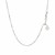 Adjustable Box Chain in 14k White Gold (0.70 mm)