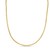 Sterling Silver Yellow Gold Plated Diamond Cut Franco Chain (3.80 mm)