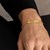 14K Yellow Gold Lite Cuban ID Bracelet (6.60 mm)