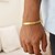 14K Yellow Gold Lite Cuban ID Bracelet (6.60 mm)
