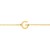 14K Yellow Gold Mini Initial G Bracelet
