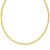 Gold Over Sterling Silver Cubogas Chain Necklace