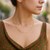 Diamond Cut Round Omega Necklace in 14k Yellow Gold (1.5 mm)