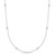14K White Gold Diamonds by the Yard Necklace