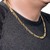 14k Yellow Gold High Polish Modern Lite Figaro Chain (8.00 mm)