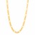 14k Yellow Gold High Polish Modern Lite Figaro Chain (8.00 mm)