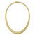 14K Yellow Gold Graduated Tubogas Necklace