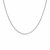 Sterling Silver 18 inch Necklace with Black Cubic Zirconias