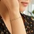 14K Yellow Gold Aqua Station Bracelet