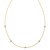 14K Two Tone Gold Classic Paperclip Chain Necklace