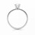 1 1/2 Carat Radiant Lab Grown IGI G/VS1 Diamond Solitaire Ring in 14K White Gold