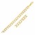 Pave Curb Chain in 14k Two Tone Gold (8.30 mm)