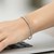 Solid Diamond Cut Rope Bracelet in 14k White Gold  (2.00 mm)