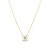 14k Yellow Gold MOP Evil Eye Necklace