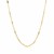 Bar Links Pendant Chain in 14k Two Tone Gold (1.00 mm)