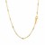 Bar Links Pendant Chain in 14k Two Tone Gold (1.4mm)