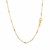 Bar Links Pendant Chain in 14k Two Tone Gold (1.00 mm)