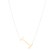 14K Yellow Gold Yours Truly Large Initial I Necklace