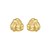 14K Yellow Gold Large Double Knot Earrings